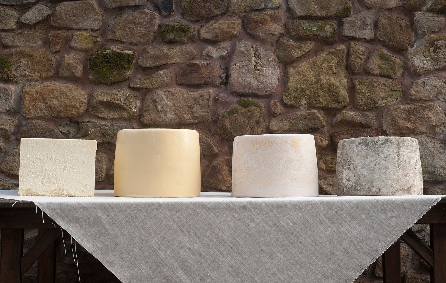 Cheeselovers range of handmade Lancashire cheese at the dairy.
