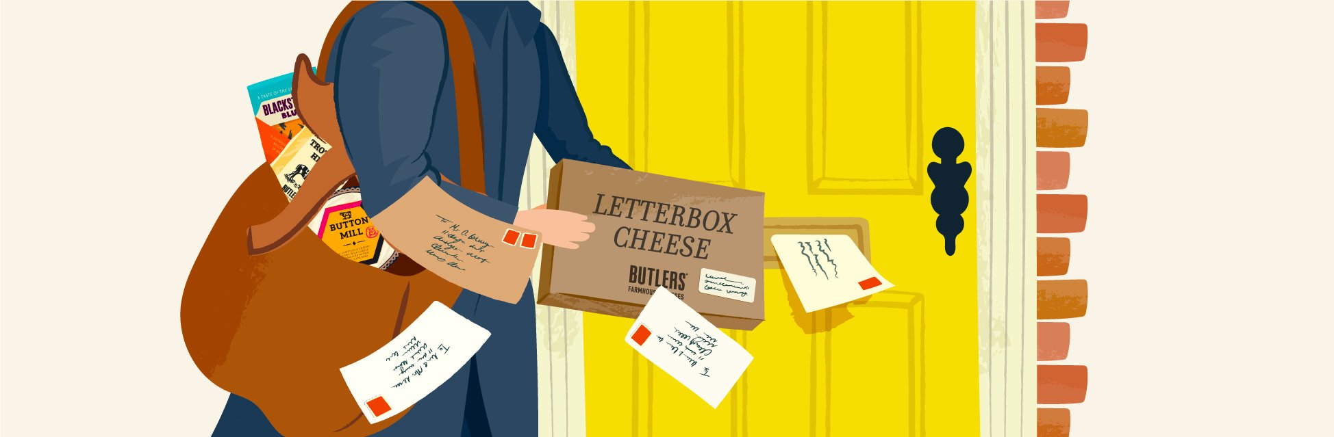 Letterbox Cheese, cheese through your door