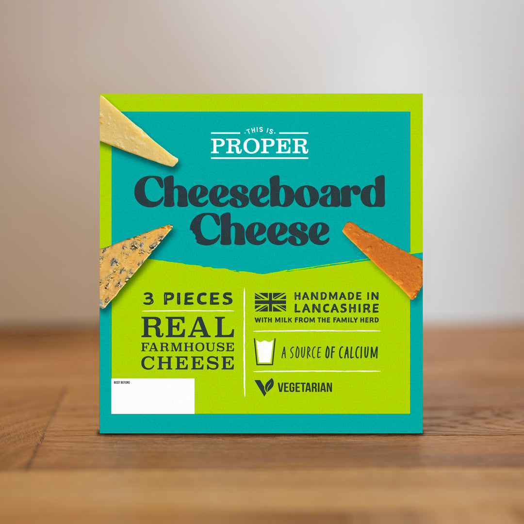 "This is Proper" Cheeseboard Cheese