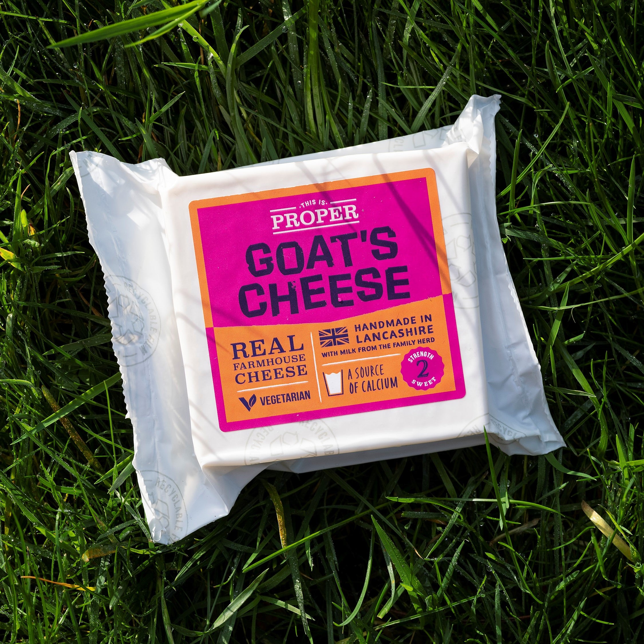 This is Proper Goat's Cheese