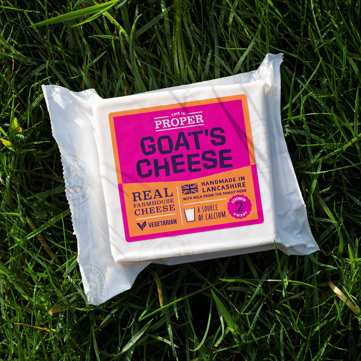 This is Proper Goat's Cheese 250g Handmade Hard Goat's Cheese Butlers
