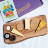 Father's Day Perfect British Cheeseboard with Crackers & Chutney, showing Dad You're Simply Grate